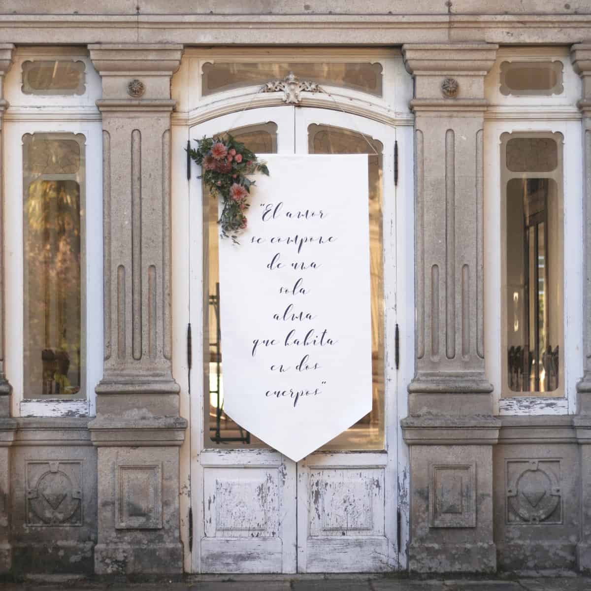 Banderola Ceremonia Hand Lettering
